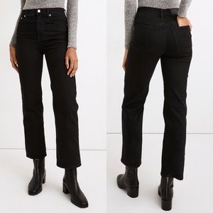 • Madewell • Slim Wide Leg Crop Jeans Lunar